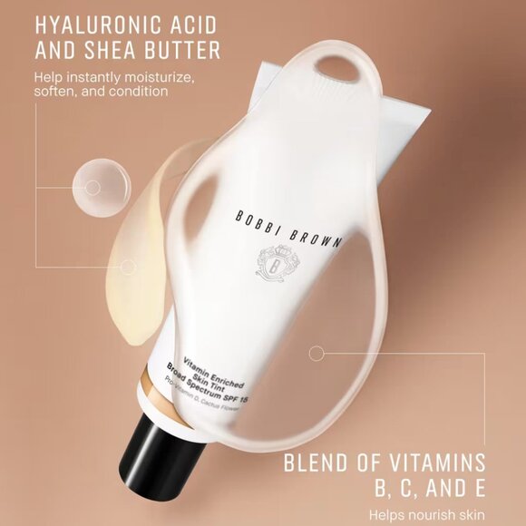 NEW Bobbi Brown Vitamin Enriched Hydrating Skin Tint SPF 15, MINI, GOLDEN 4 - Picture 7 of 10